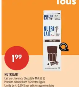 Pharmaprix NUTRILAIT Chocolate Milk offer