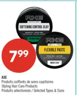 Pharmaprix AXE Styling Hair care Products offer