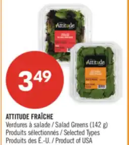 Pharmaprix ATTITUDE FRAÎCHE Salad Greens offer