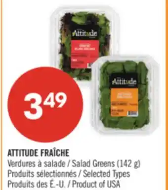 Pharmaprix ATTITUDE FRAÎCHE Salad Greens offer