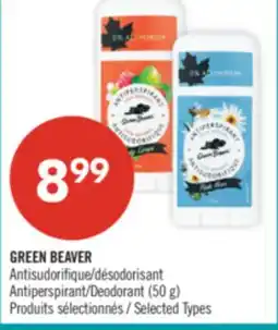 Pharmaprix GREEN BEAVER Antiperspirant/Deodorant offer