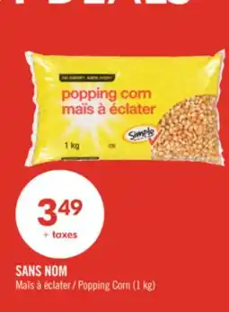 Pharmaprix NO NAME Popping Corn offer