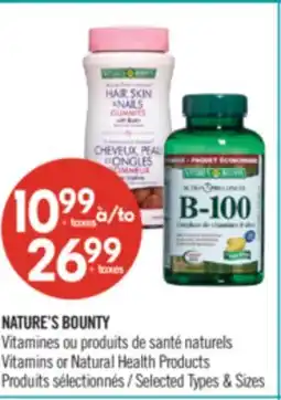 Pharmaprix NATURE'S BOUNTY Vitamins or Natural Health Products offer