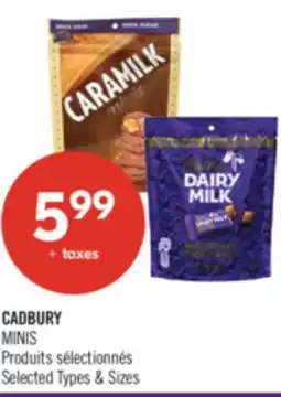 Pharmaprix CADBURY MINIS offer