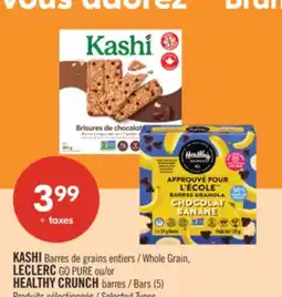 Pharmaprix KASHI Whole Grain, LECLERC GO PURE or HEALTHY CRUNCH offer