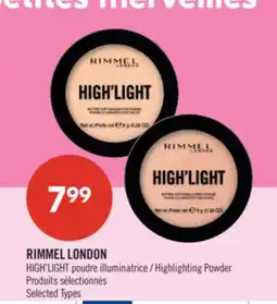 Pharmaprix RIMMEL LONDON HIGH'LIGHT Highlighting Powder offer