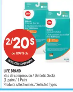 Pharmaprix LIFE BRAND Diabetic Socks offer