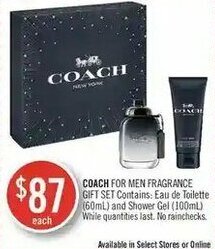 Shoppers Drug Mart Coach offer