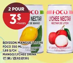Kim Phat FOCO MANGO/LYCHEE DRINK offer