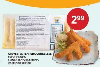 Kim Phat SUPER 99 FROZEN TEMPURA SHRIMPS offer