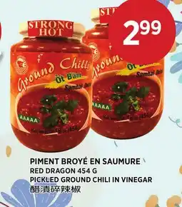 Kim Phat RED DRAGON PICKLED GROUND CHILI IN VINEGAR offer
