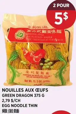 Kim Phat GREEN DRAGON EGG NOODLE THIN offer