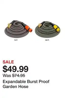TSC Stores Expandable Burst Proof Garden Hose offer