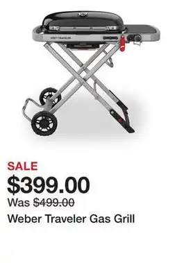 TSC Stores Weber Traveler Gas Grill offer