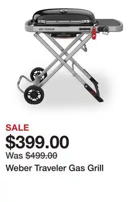 TSC Stores Weber Traveler Gas Grill offer
