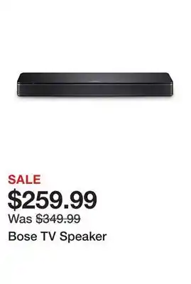 TSC Stores Bose TV Speaker offer