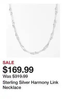TSC Stores Sterling Silver Harmony Link Necklace offer