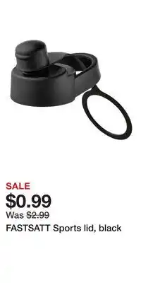 IKEA FASTSATT Sports lid, black offer