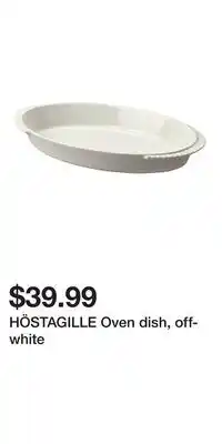 IKEA HÖSTAGILLE Oven dish, off-white offer