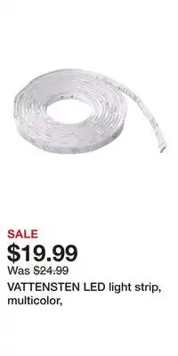 IKEA VATTENSTEN LED light strip, multicolor offer