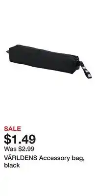 IKEA VÄRLDENS Accessory bag, black offer