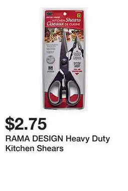 Dollarama RAMA DESIGN Heavy Duty Kitchen Shears offer