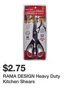 Dollarama RAMA DESIGN Heavy Duty Kitchen Shears offer
