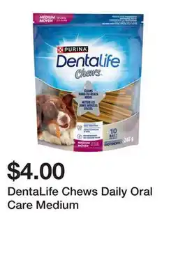 Dollarama DentaLife Chews Daily Oral Care Medium offer