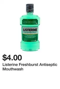 Dollarama Listerine Freshburst Antiseptic Mouthwash offer