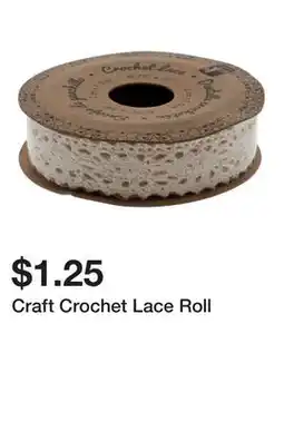 Dollarama Craft Crochet Lace Roll offer