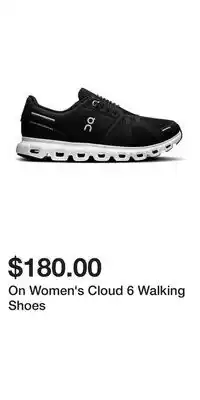 Sport Chek On Women's Cloud 6 Walking Shoes offer