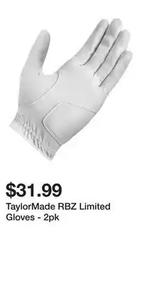 Sport Chek TaylorMade RBZ Limited Gloves - 2pk offer