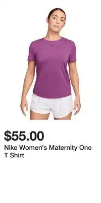 Sport Chek Nike Women's Maternity One T Shirt offer