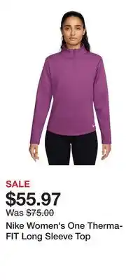 Sport Chek Nike Women's One Therma-FIT Long Sleeve Top offer