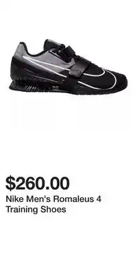 Sport Chek Nike Men's Romaleus 4 Training Shoes offer