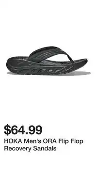 Sport Chek HOKA Men's ORA Flip Flop Recovery Sandals offer