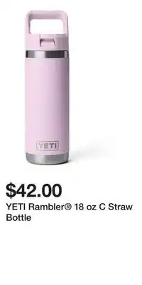 Sport Chek YETI Rambler 18 oz C Straw Bottle offer