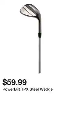 Sport Chek PowerBilt TPX Steel Wedge offer