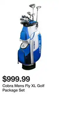 Sport Chek Cobra Mens Fly XL Golf Package Set offer