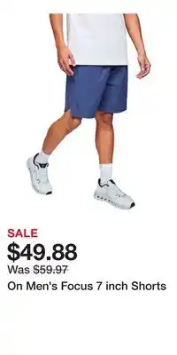 Sport Chek On Men's Focus 7 inch Shorts offer