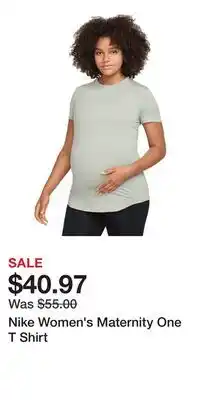 Sport Chek Nike Women's Maternity One T Shirt offer