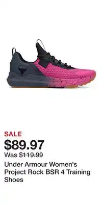 Sport Chek Under Armour Women's Project Rock BSR 4 Training Shoes offer