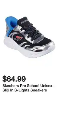 Mark's Skechers Pre School Unisex Slip In S-Lights Sneakers offer