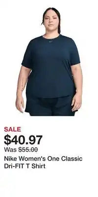 Sport Chek Nike Women's One Classic Dri-FIT T Shirt offer