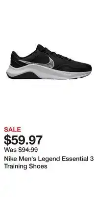 Sport Chek Nike Men's Legend Essential 3 Training Shoes offer