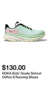 Sport Chek HOKA Kids' Grade School Clifton 9 Running Shoes offer