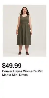 Mark's Denver Hayes Women's Mix Media Midi Dress offer