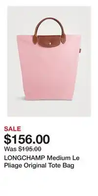 Holt Renfrew LONGCHAMP Medium Le Pliage Original Tote Bag offer