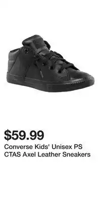 Mark's Converse Kids' Unisex PS CTAS Axel Leather Sneakers offer