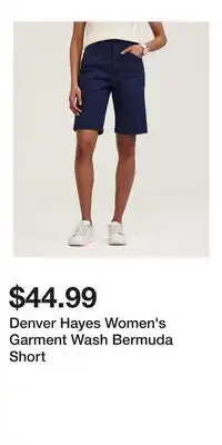 Mark's Denver Hayes Women's Garment Wash Bermuda Short offer
